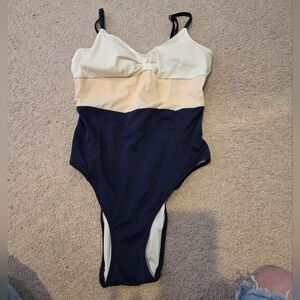 Colorblock One-Piece Swimsuit